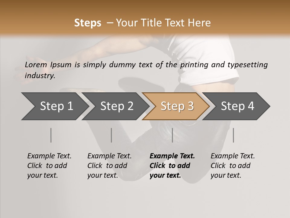 Young Beautiful Aerobics PowerPoint Template