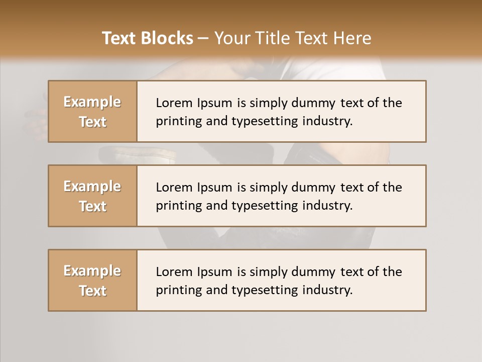 Young Beautiful Aerobics PowerPoint Template