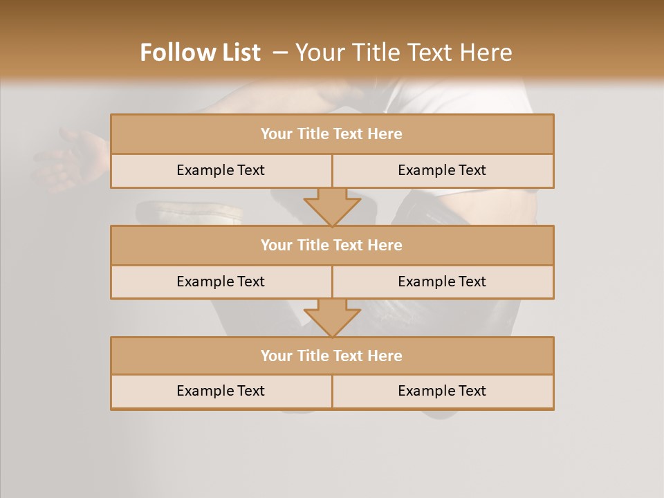 Young Beautiful Aerobics PowerPoint Template