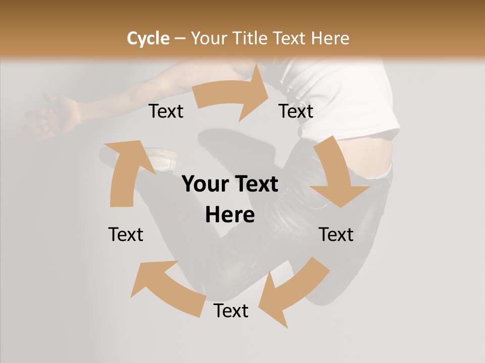 Young Beautiful Aerobics PowerPoint Template