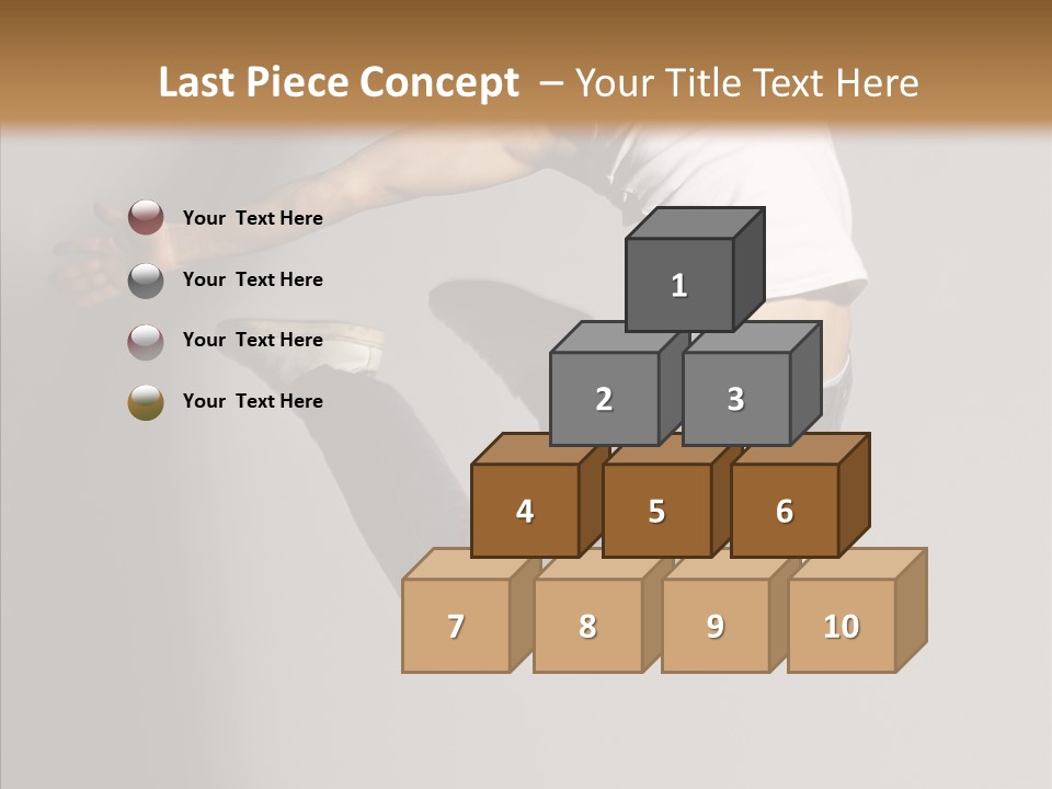 Young Beautiful Aerobics PowerPoint Template