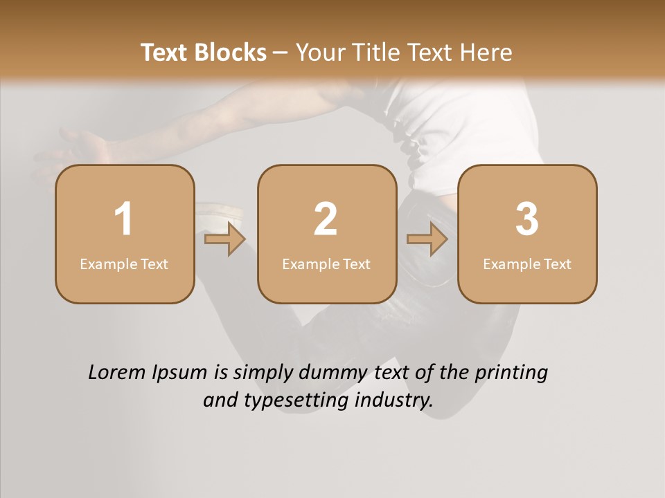 Young Beautiful Aerobics PowerPoint Template