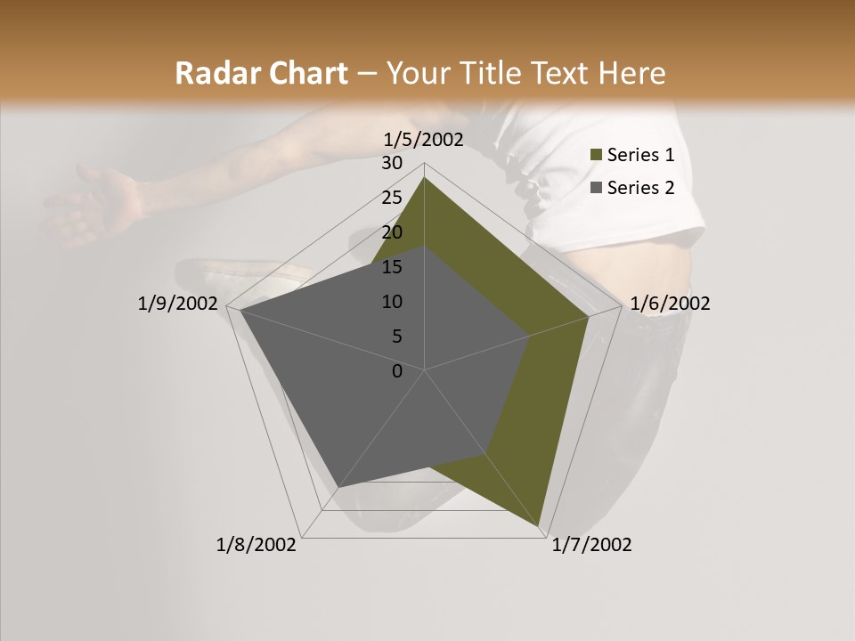 Young Beautiful Aerobics PowerPoint Template