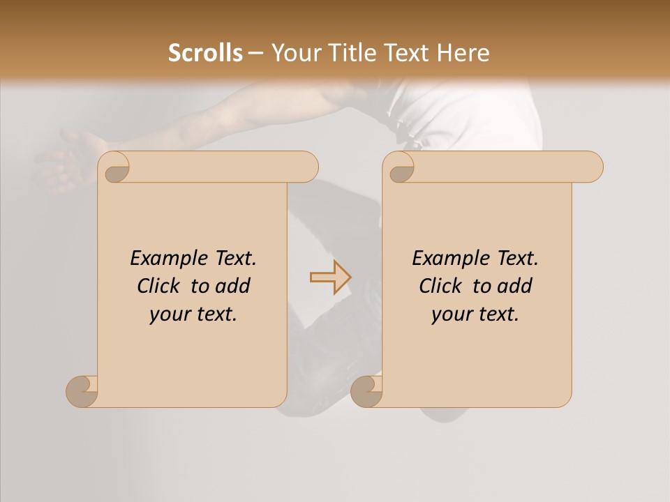 Young Beautiful Aerobics PowerPoint Template