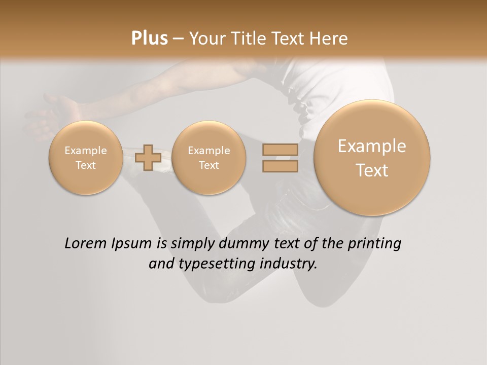 Young Beautiful Aerobics PowerPoint Template