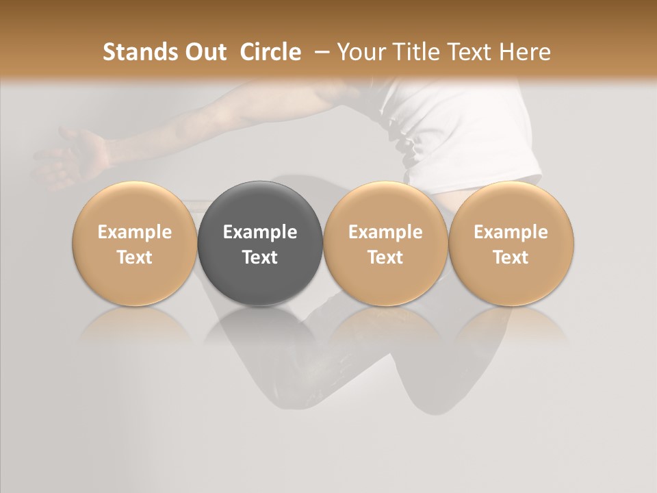 Young Beautiful Aerobics PowerPoint Template