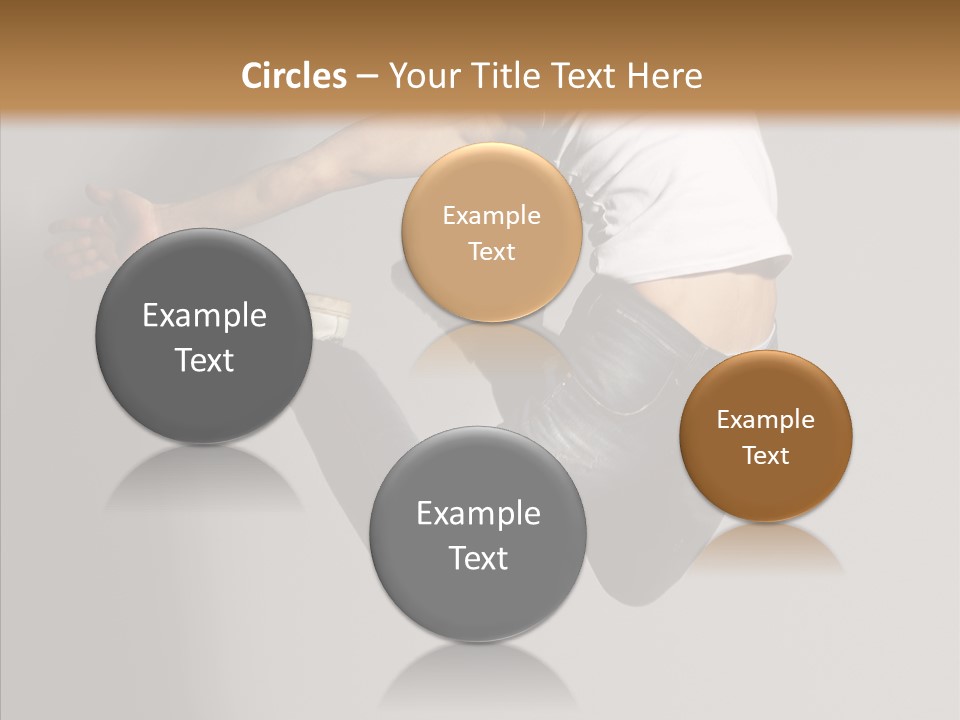 Young Beautiful Aerobics PowerPoint Template