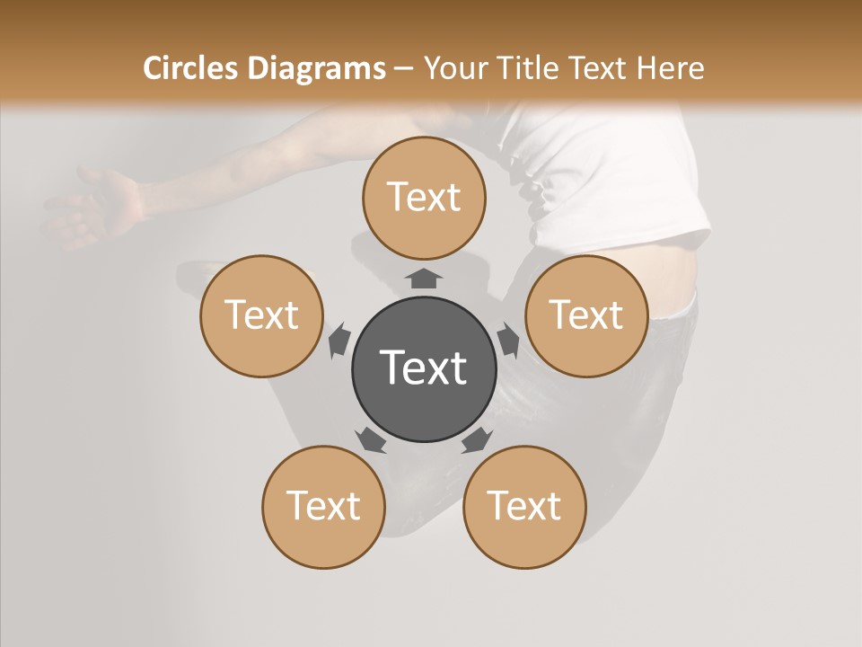 Young Beautiful Aerobics PowerPoint Template