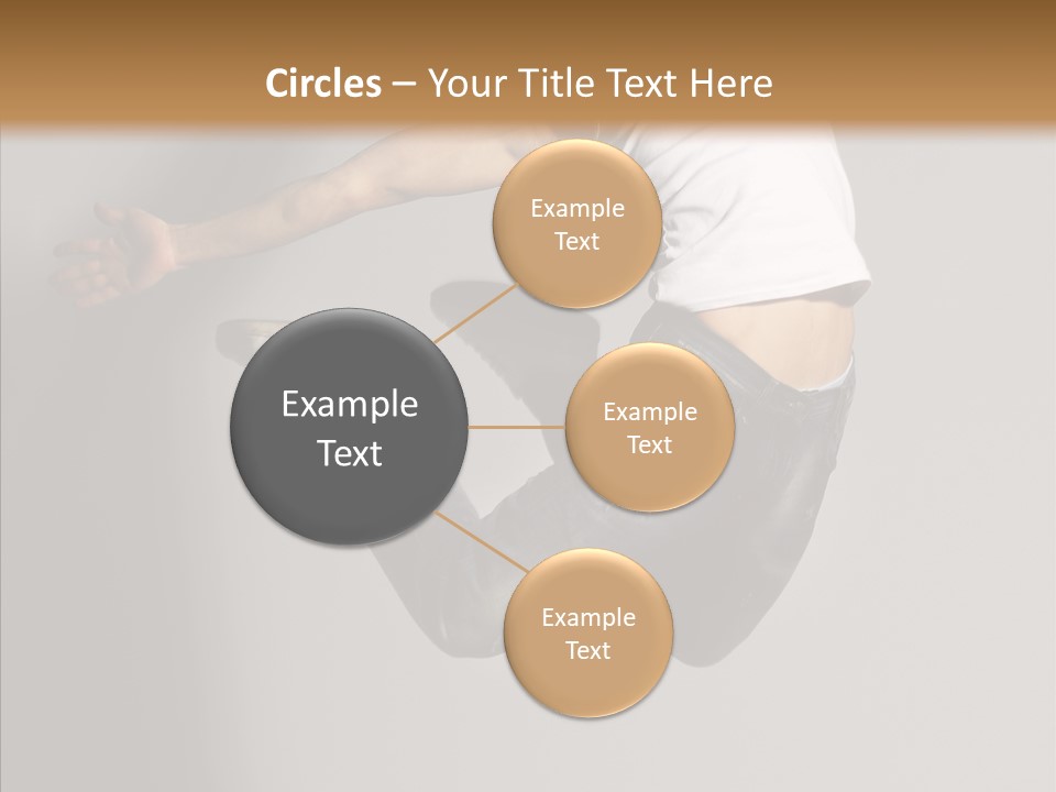 Young Beautiful Aerobics PowerPoint Template