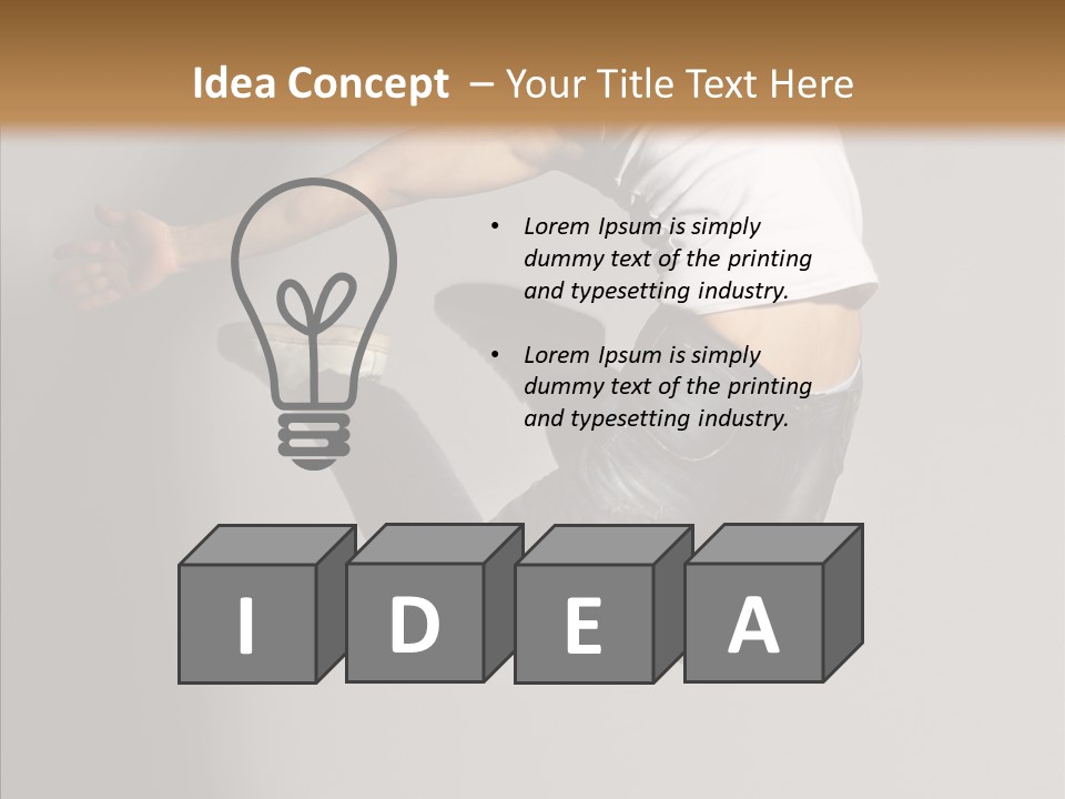 Young Beautiful Aerobics PowerPoint Template