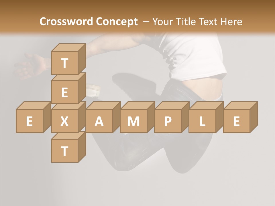 Young Beautiful Aerobics PowerPoint Template