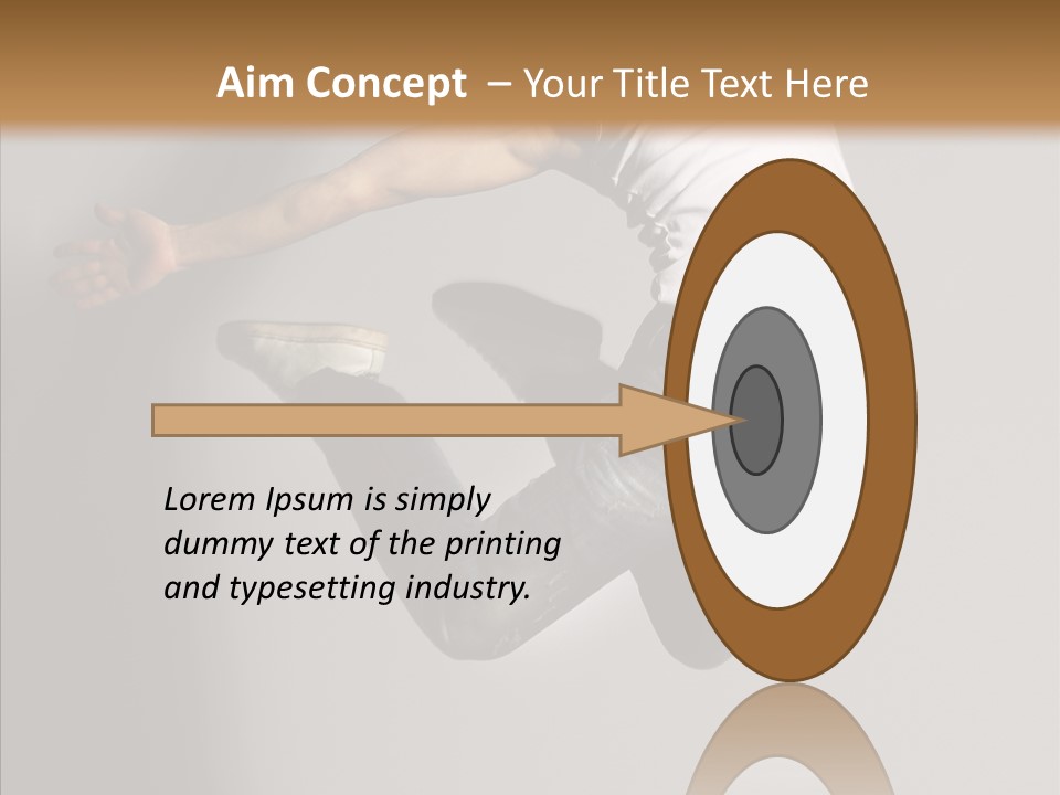 Young Beautiful Aerobics PowerPoint Template