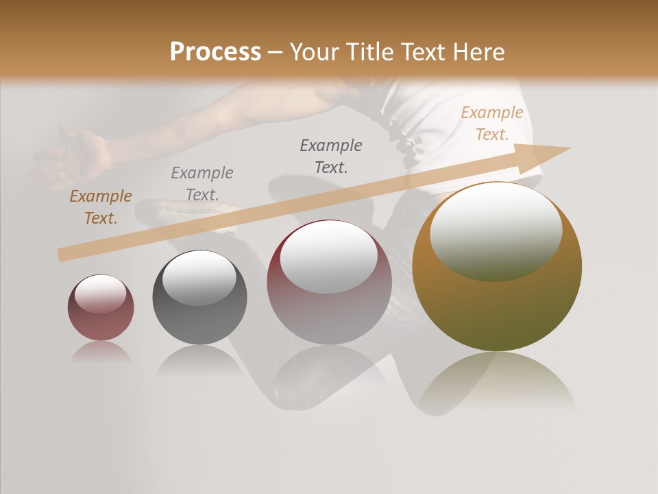 Young Beautiful Aerobics PowerPoint Template