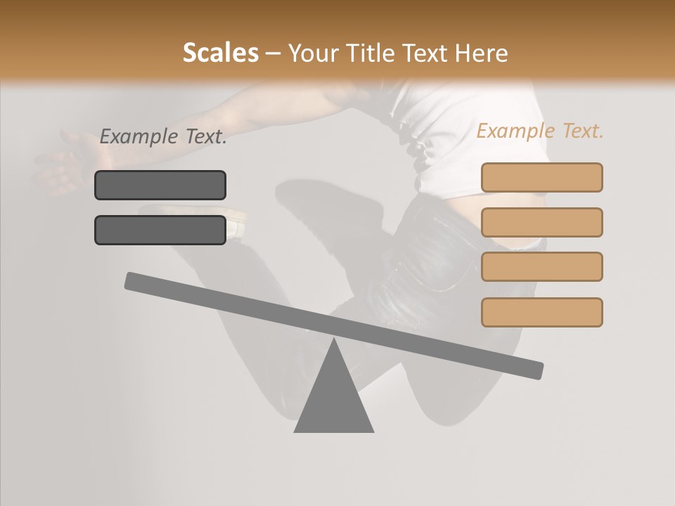 Young Beautiful Aerobics PowerPoint Template