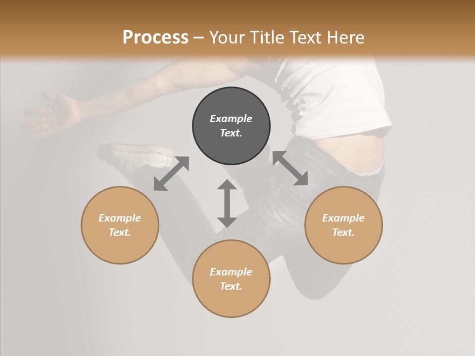 Young Beautiful Aerobics PowerPoint Template