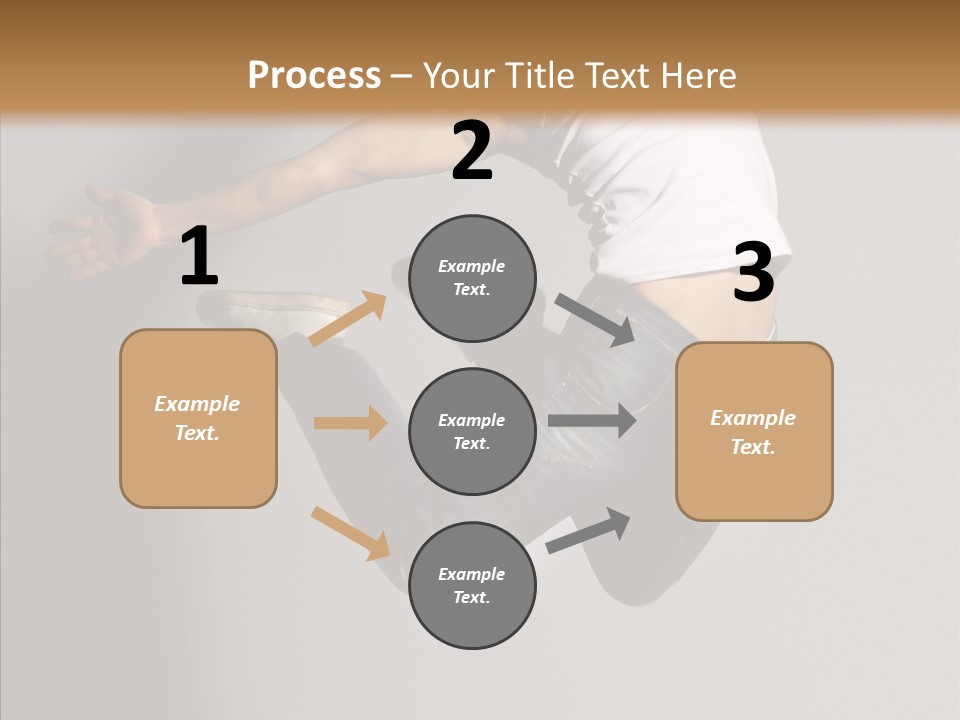 Young Beautiful Aerobics PowerPoint Template