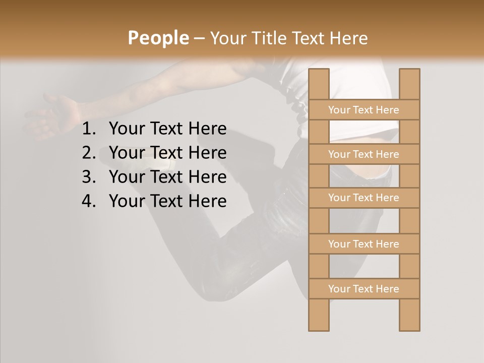 Young Beautiful Aerobics PowerPoint Template