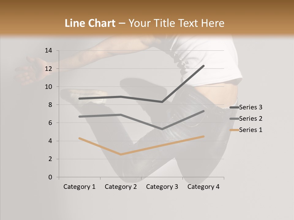 Young Beautiful Aerobics PowerPoint Template