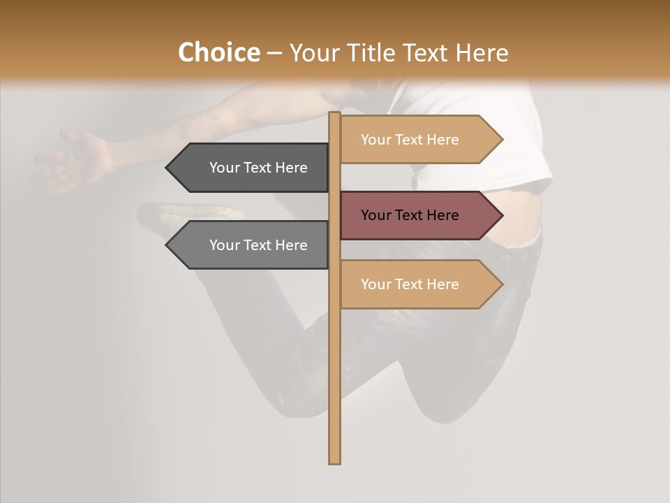 Young Beautiful Aerobics PowerPoint Template