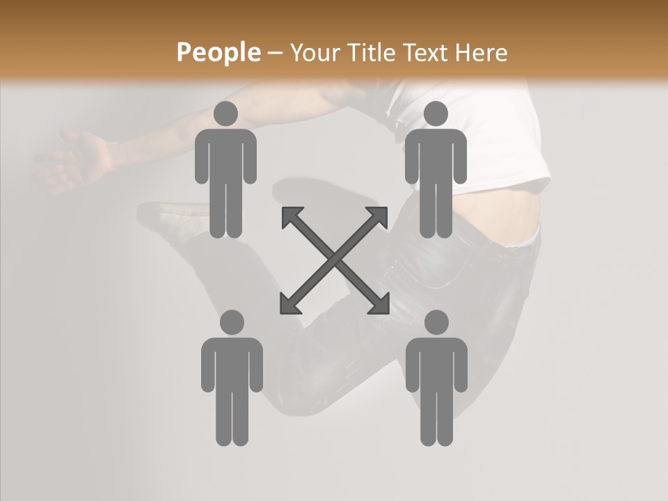 Young Beautiful Aerobics PowerPoint Template