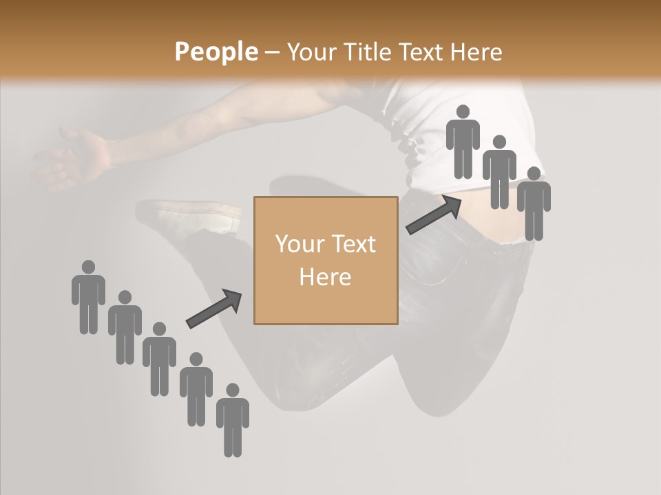 Young Beautiful Aerobics PowerPoint Template