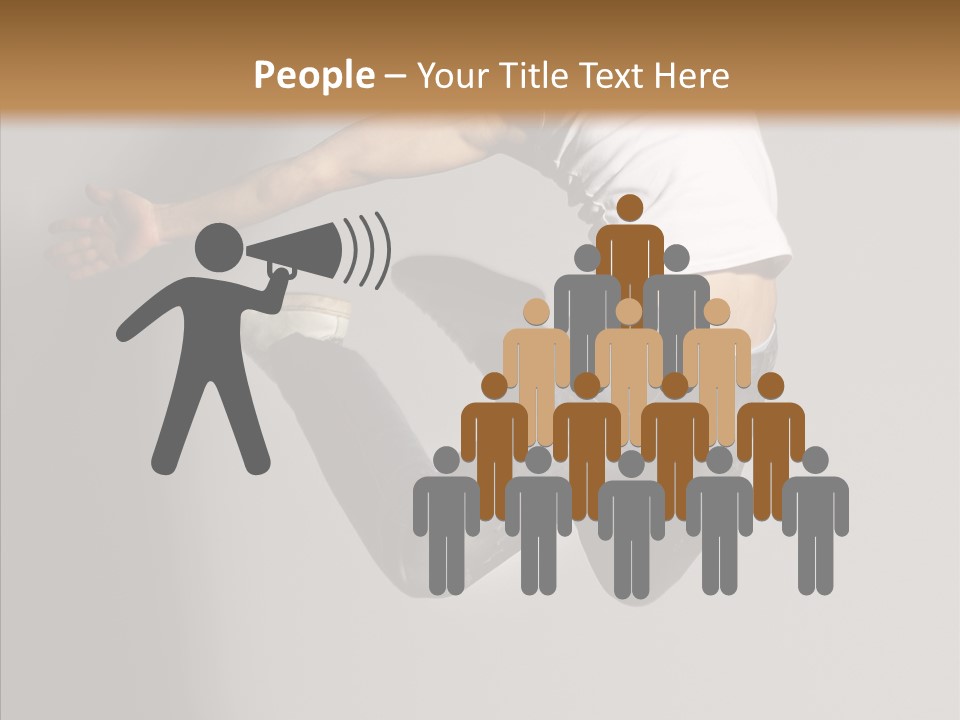 Young Beautiful Aerobics PowerPoint Template