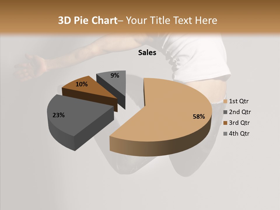 Young Beautiful Aerobics PowerPoint Template