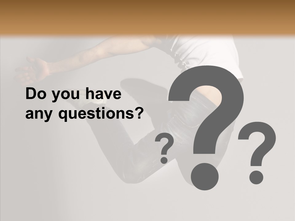 Young Beautiful Aerobics PowerPoint Template