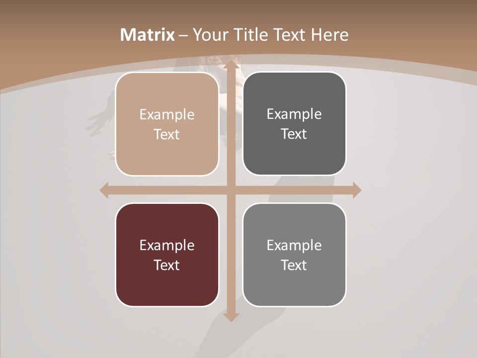 Gymnastic Hop Performer PowerPoint Template