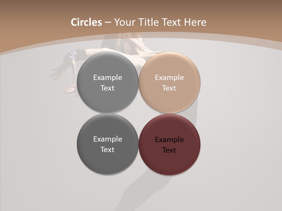 Gymnastic Hop Performer PowerPoint Template