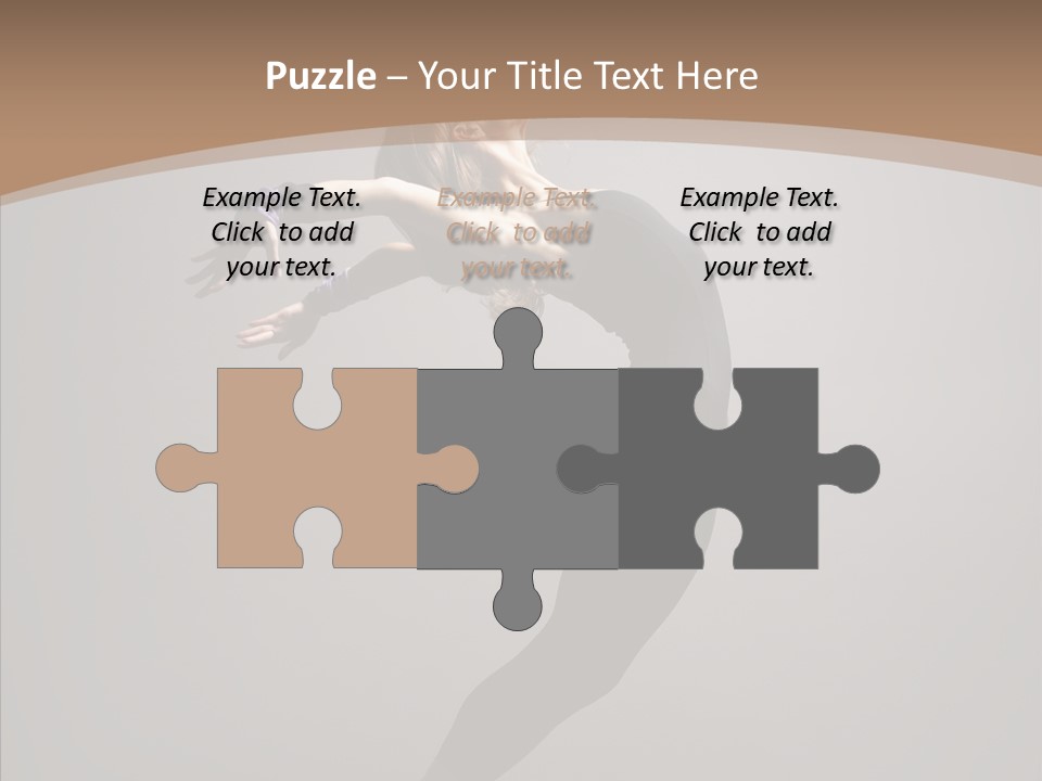 Gymnastic Hop Performer PowerPoint Template