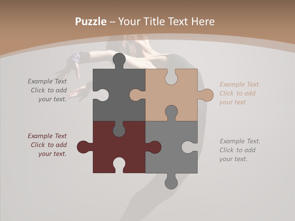 Gymnastic Hop Performer PowerPoint Template