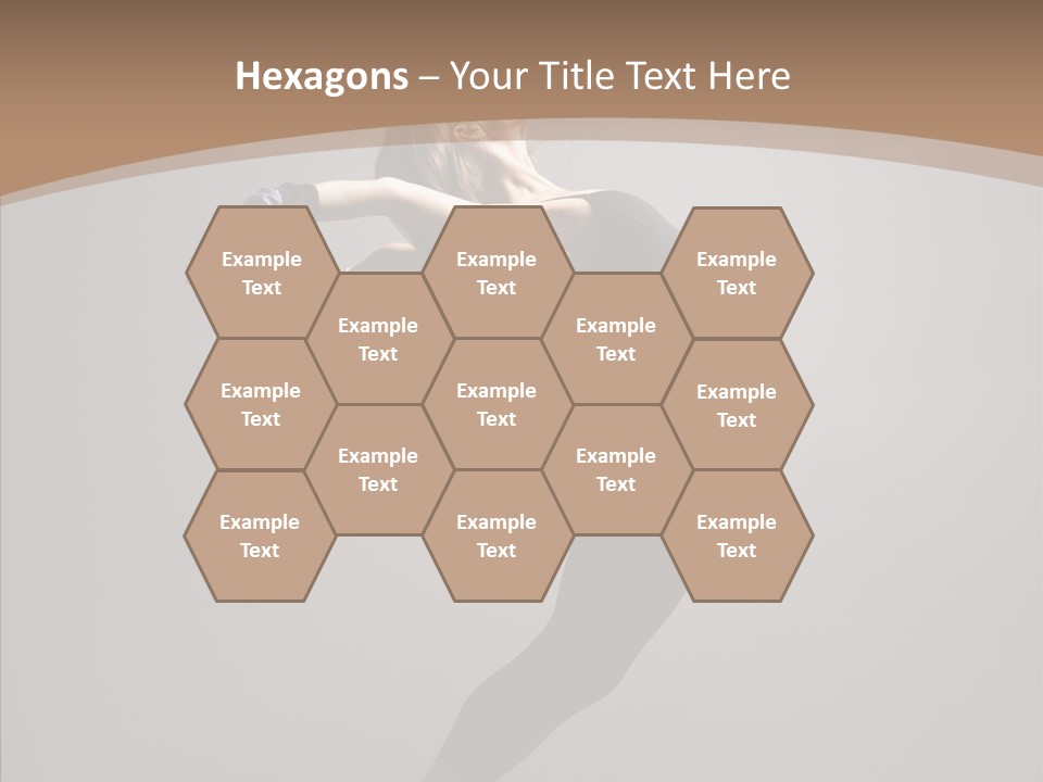 Gymnastic Hop Performer PowerPoint Template