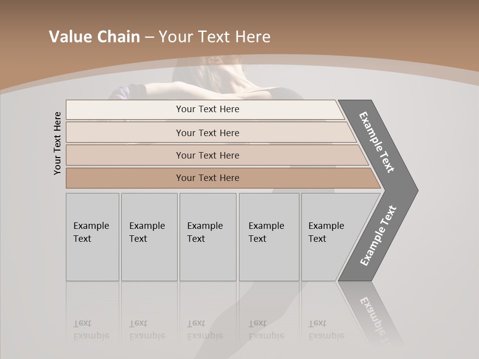 Gymnastic Hop Performer PowerPoint Template