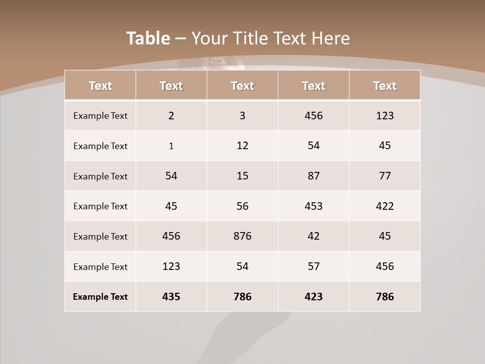 Gymnastic Hop Performer PowerPoint Template