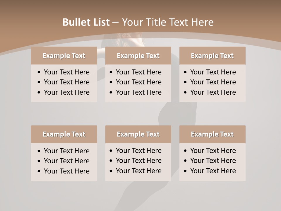 Gymnastic Hop Performer PowerPoint Template