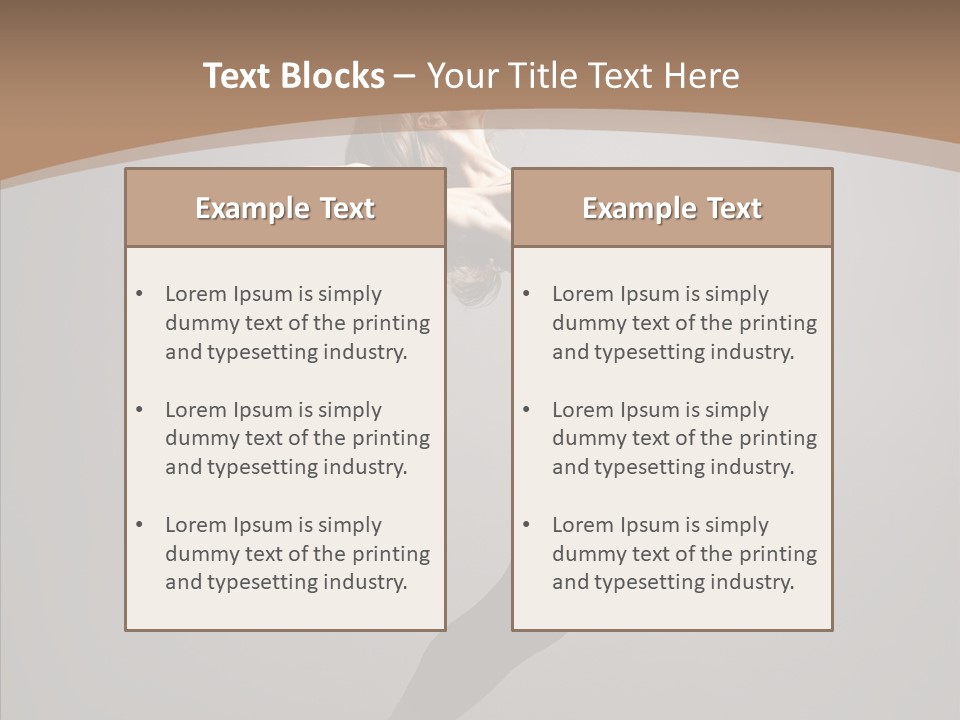 Gymnastic Hop Performer PowerPoint Template