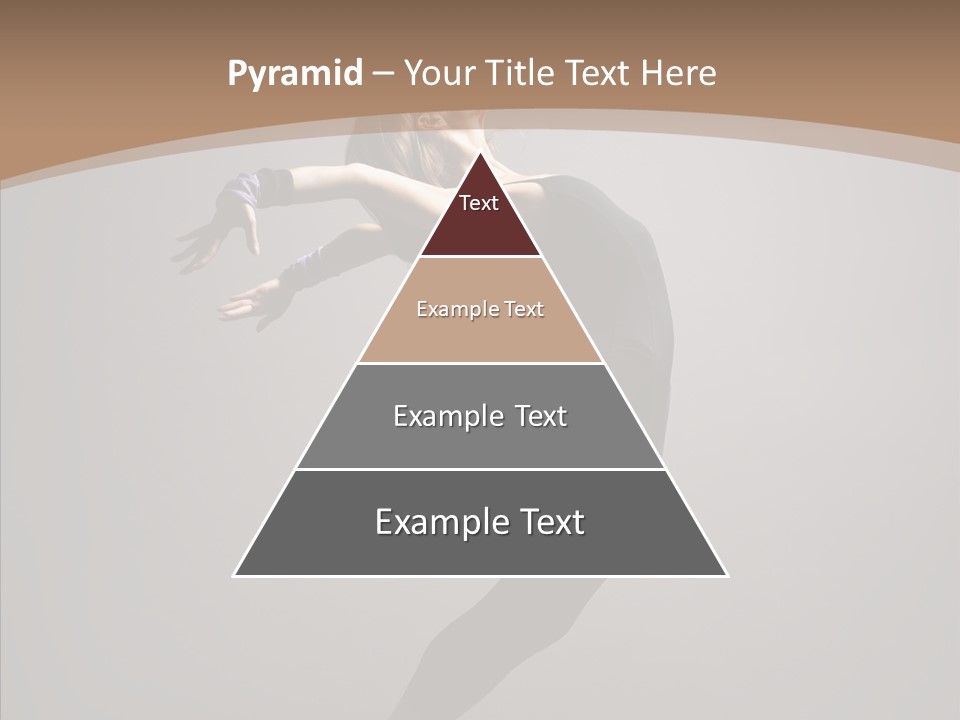 Gymnastic Hop Performer PowerPoint Template