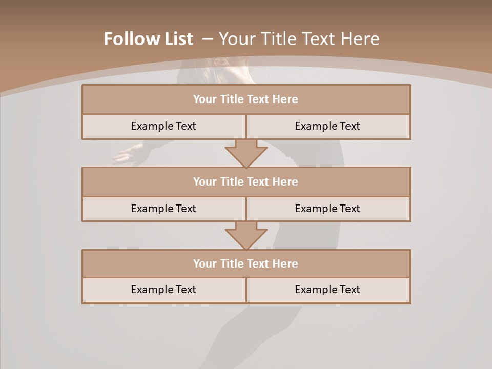 Gymnastic Hop Performer PowerPoint Template