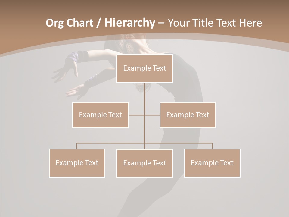 Gymnastic Hop Performer PowerPoint Template