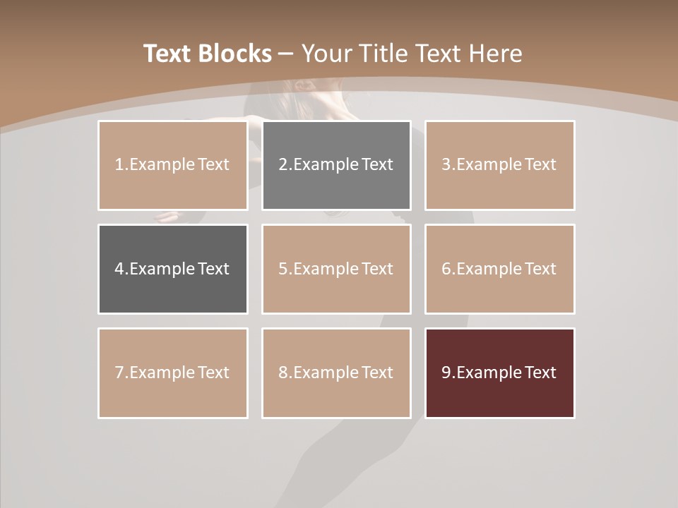 Gymnastic Hop Performer PowerPoint Template