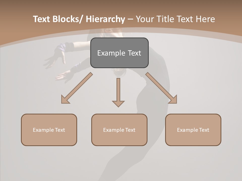 Gymnastic Hop Performer PowerPoint Template