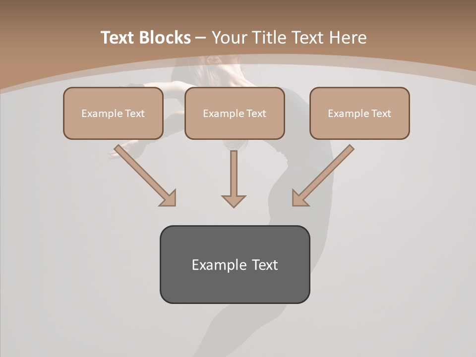 Gymnastic Hop Performer PowerPoint Template