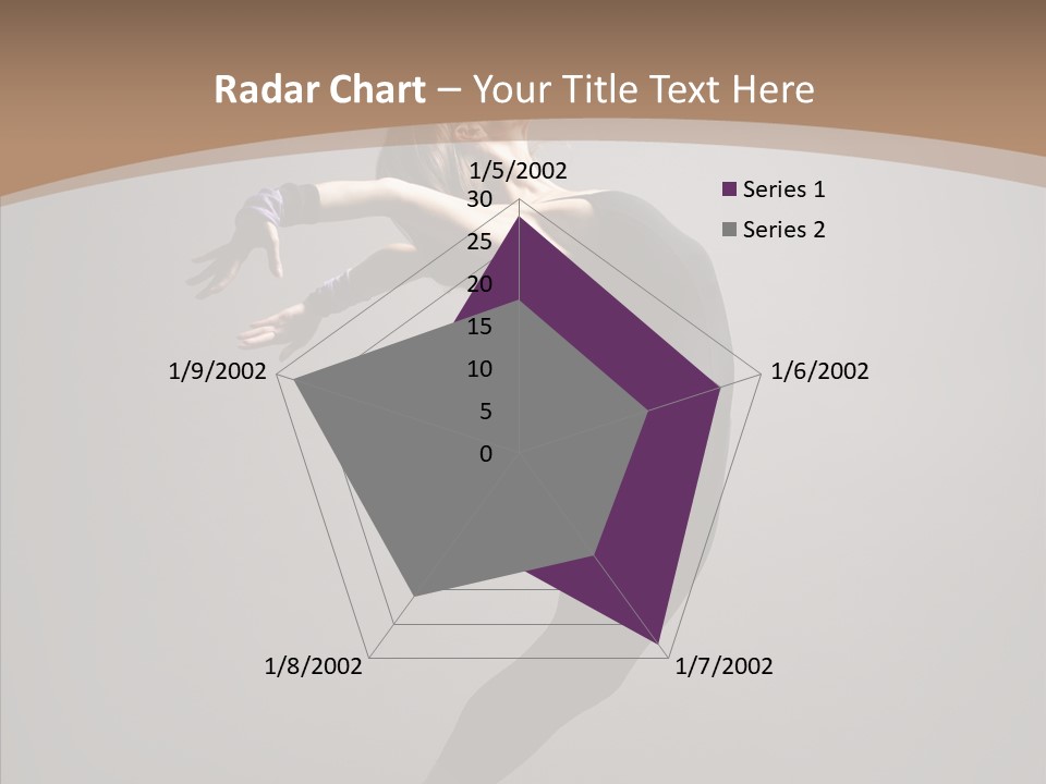 Gymnastic Hop Performer PowerPoint Template