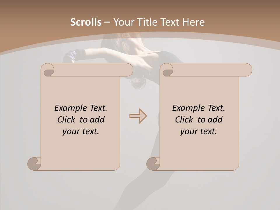 Gymnastic Hop Performer PowerPoint Template