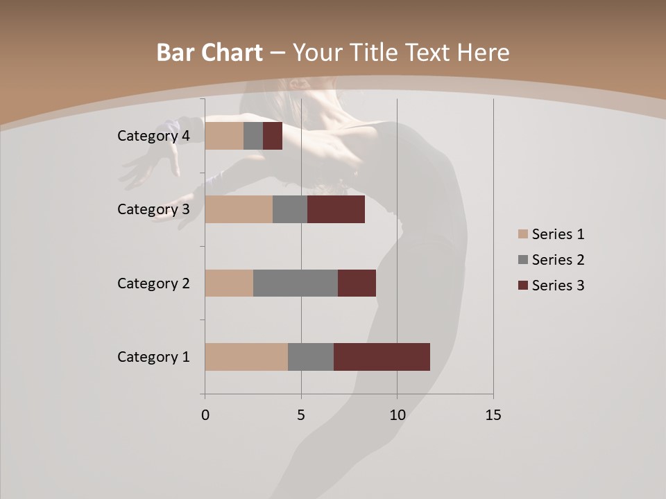 Gymnastic Hop Performer PowerPoint Template