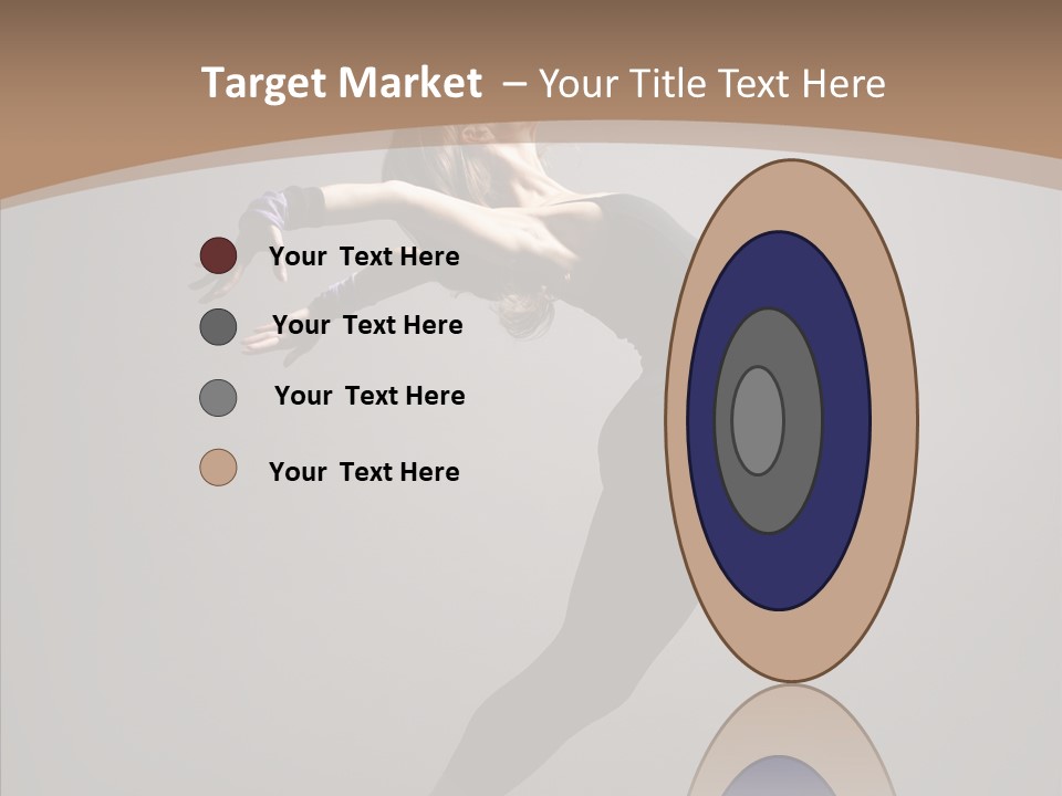 Gymnastic Hop Performer PowerPoint Template