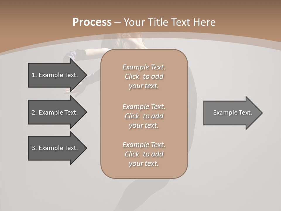 Gymnastic Hop Performer PowerPoint Template