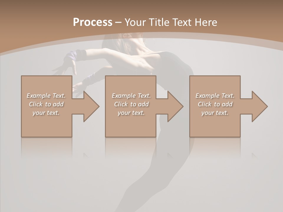 Gymnastic Hop Performer PowerPoint Template