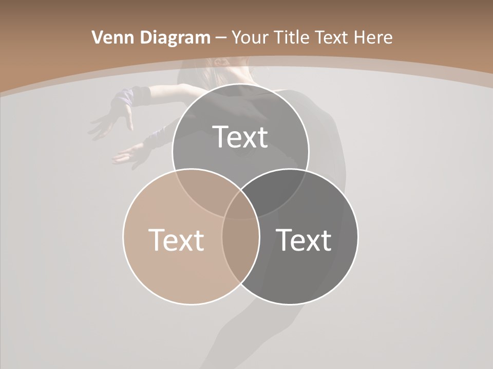 Gymnastic Hop Performer PowerPoint Template